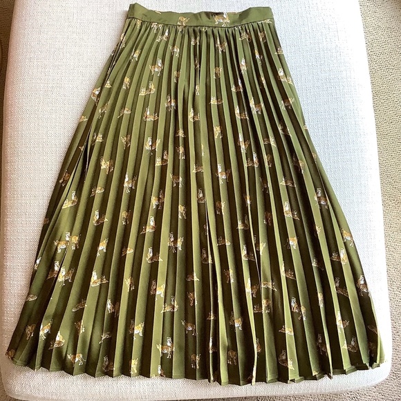 Zara Dresses & Skirts - Zara Tiger Printed Pleated Skirt NWT Sz Medium